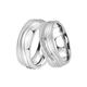 Trauring DOOSTI "Schmuck Geschenk Edelstahl Ehering Partnerring LIEBE" Fingerringe Gr. 70, ohne Zirkonia, Edelstahl, 7 mm, silberfarben (edelstahlfarben) Trauringe