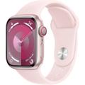 Smartwatch APPLE "Watch Series 9 GPS + Cellular 41mm Aluminium" Smartwatches rosa Fitness-Tracker