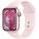 Smartwatch APPLE "Watch Series 9 GPS + Cellular 41mm Aluminium" Smartwatches rosa Fitness-Tracker