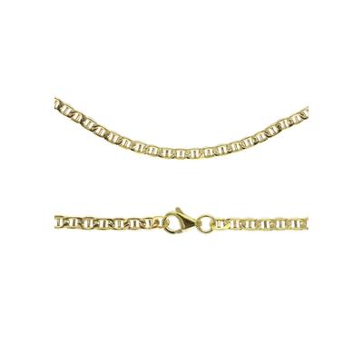 Goldkette FIRETTI "Schmuck Geschenk Gold 333 Halskette Stegpanzerkette" Halsketten Gr. 45, Gelbgold 585, Breite: 3,4 mm, gelb (gelbgoldfarben) Damen Panzerkette Panzerketten