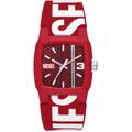 Solaruhr DIESEL "CLIFFHANGER, DZ2168" Armbanduhren rot (rot, weiß) Herren Hochzeitsmode Armbanduhr, Herrenuhr