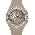 Quarzuhr DIESEL "Framed, DZ1990" Armbanduhren grau (taupe) Herren Quarzuhren