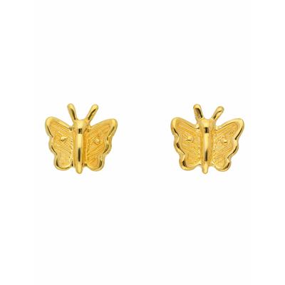 Paar Ohrhänger ADELIA´S "333 Gold Ohrringe Ohrstecker Schmetterling", gold, Ohrringe, Damen, Damen, Gelbgold 333, Goldsc