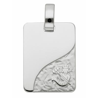 Ketten-Anhänger ADELIA´S "Damen & Herren 925 Silber Sternzeichen Anhänger Wassermann", silber, Schmuckanhänger, Damen, Damen, Wassermann, Silber 925 (Sterlingsilber), Silberschmuck für Damen & Herren