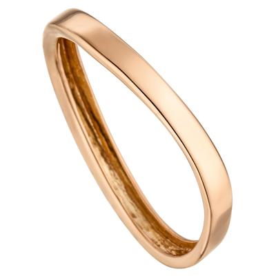 Goldring JOBO Gr. 58, rosa (roségold 375), Fingerringe, Damen, 58, Roségold 375, Rosu00e9gold 375, 375 Roségold