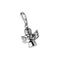 Charm Engel GIORGIO MARTELLO MILANO "Engel mit Herz, Silber 925" Charms silberfarben (silber) Damen Charms Anhänger