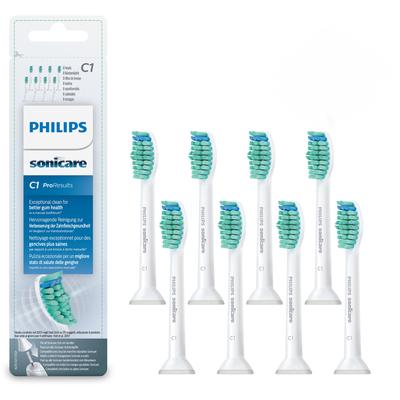 Aufsteckbürste PHILIPS SONICARE "ProResults Standard" Zahnbürstenköpfe Gr. 8 St., weiß Standardgöße, mit Erinnerungsborsten