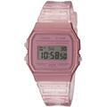 Chronograph CASIO COLLECTION "F-91WS-4EF" Armbanduhren rosa (rosa, transparent) Damen Quarzuhren