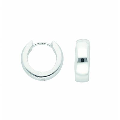 Paar Creolen ADELIA´S "Damen Silberschmuck", silber, Ohrringe, Damen, Damen, Silber 925 (Sterlingsilber), 925 Sterling S