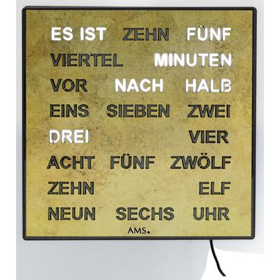 Tischuhr AMS "T1241", schwarz, Tischuhren, Digitaluhr, Wanduhr, Quarzuhr, Esszimmer, Wohnzimmer, Arbeitszimmer Image