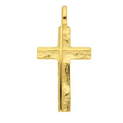 Ketten-Anhänger ADELIA´S "585 Gold Kreuz Anhänger", gold, Schmuckanhänger, Damen, Gold, Goldschmuck für Damen & Herren