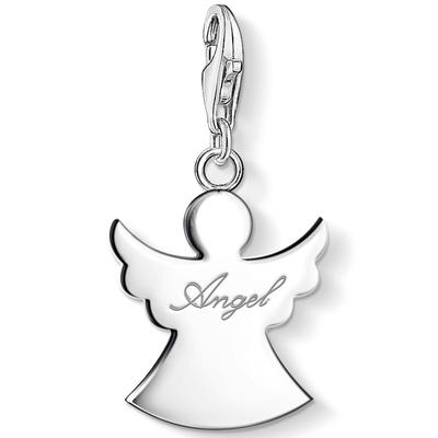 Charm-Einhänger THOMAS SABO "Schutzengel, 0871-001-12", silber (silberfarben), Charms, Damen, Silber 925 (Sterlingsilber)