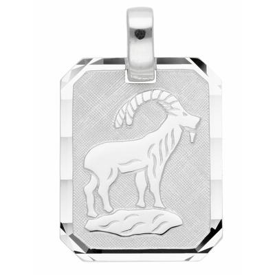 Ketten-Anhänger ADELIA´S "Damen & Herren 925 Silber Sternzeichen Anhänger Steinbock", silber, Schmuckanhänger, Damen, Damen, Steinbock, Silber 925 (Sterlingsilber), Silberschmuck für Damen & Herren