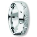 Silberring ONE ELEMENT "Zirkonia Freundschaft Partner Ring aus 925 Silber" Fingerringe Gr. 53, Silber 925 (Sterlingsilber), silberfarben (silber) Damen Fingerringe