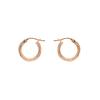 Paar Creolen VIVANCE "timeless elegance", gelb (gelbgold 375), Ohrringe, Damen, Gelbgold 375