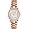 Quarzuhr MICHAEL KORS "LAURYN", gold (roségoldfarben), Armbanduhren, Damen, Armbanduhr, Damenuhr, analog, Edelstahlarmband