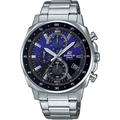 Chronograph CASIO EDIFICE "EFV-600D-2AVUEF" Armbanduhren blau (silberfarben) Herren Quarzuhren Armbanduhren