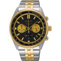 Chronograph SEIKO "SSB430P1" Armbanduhren goldfarben (silbergoldfarben) Herren Quarzuhren