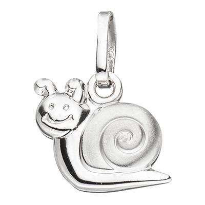 Ketten-Anhänger JOBO "Anhänger Schnecke", silber (silber 925), Schmuckanhänger, Damen, Silber 925 (Sterlingsilber), 925 