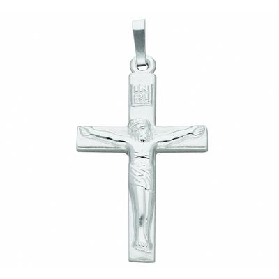 Ketten-Anhänger ADELIA´S "Damen & Herren 925 Silber Kreuz Anhänger Korpus", silber, Schmuckanhänger, Damen, Damen, Silber 925 (Sterlingsilber), Silberschmuck für Damen & Herren