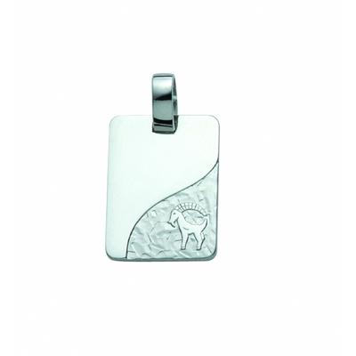Ketten-Anhänger ADELIA´S "Damen & Herren 925 Silber Sternzeichen Anhänger Steinbock", silber, Schmuckanhänger, Damen, Damen, Steinbock, Silber 925 (Sterlingsilber), Silberschmuck für Damen & Herren Image