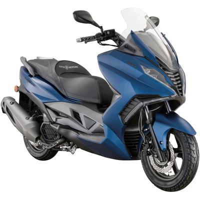 Motorroller ALPHA MOTORS "Sport Cruiser 22", blau (blau, schwarz), Motorroller & Mofas, 95 km/h, mit Lenkerschloss, B:81cm H:132cm L:218cm