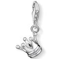 Charm-Einhänger THOMAS SABO "Krone, 0887-001-12" Charms silberfarben Damen Charms Anhänger