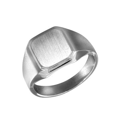 Fingerring FIRETTI "Schmuck Geschenk Silber 925 Silberring Siegelring" Gr. 20, silber (silberfarben), Fingerringe, Herren, 20, Silber 925 (Sterlingsilber), 14mm Image