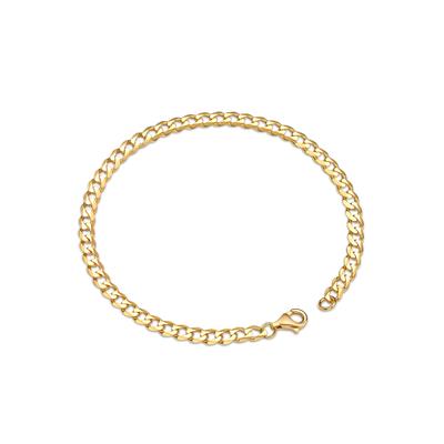 Goldarmband FIRETTI "Schmuck Geschenk Gold 333 Panzerkette Armkette" Gr. 23, gold (gelbgoldfarben), Armbänder, Damen, 23, Gelbgold 333, Gliederarmband, Made in Germany Image