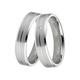 Trauring DOOSTI "Schmuck Geschenk Silber 925 Ehering Partnerring LIEBE" Fingerringe Gr. 68, ohne Brillant, Silber 925 (Sterlingsilber), 5 mm, silberfarben Trauringe