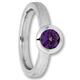 Silberring ONE ELEMENT "Amethyst Ring aus 925 Silber" Fingerringe Gr. 60, Silber 925 (Sterlingsilber), silberfarben (silber) Damen Fingerringe