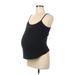 Oh Baby By Motherhood Tank Top Black Scoop Neck Tops - Women's Size Medium Maternity