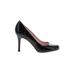 Kate Spade New York Heels: Slip On Stilleto Cocktail Party Black Solid Shoes - Women's Size 6 - Round Toe