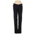 Lilly Pulitzer Casual Pants - Low Rise Straight Leg Boyfriend: Black Bottoms - Women's Size 0