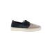 The Flexx Sneakers: Slip-on Platform Casual Gray Color Block Shoes - Women's Size 8 1/2 - Almond Toe