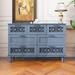 Red Barrel Studio® Matfield Accent Chest Wood in Blue | 31.5 H x 47.24 W x 15.75 D in | Wayfair 6C208A457E6E41F2B7815B7FA14EFD65