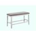 Red Barrel Studio® Emersynn Fabric Upholstered Bench Upholstered in Gray | 25 H x 42 W x 16 D in | Wayfair CDE311E362AC40C99612D5CFF18375CA