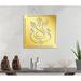 Bungalow Rose Metal Hindu Lord Ganesha Idol Wall Hanging Decor, Ganapati Metal Wall Art, Ganesh Metal Wall Decor Plastic in Yellow | Wayfair