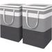 Latitude Run® Laundry Basket w/ Handles in Gray | 28.15 H x 15.94 W x 12.01 D in | Wayfair 2DDC00A1F10E4EB59E4AEF16D0968463