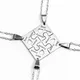 Collier pendentif puzzle Best Friends Forever acier inoxydable colliers BFF bijoux de la