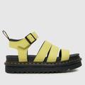 Dr Martens blaire sandals in lime