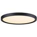 Westinghouse 613364 - 30W 15" DIM LED BLK Surface Flushmount 27K-50K Indoor Ceiling LED Fixture