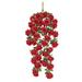 Deluxe Red Artificial Rose Flower Stem Hanging Spray Bush 50in - 50" L x 17" W x 6" DP