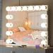 VANITII Hollywood Vanity Makeup Mirror with 14 Dimmable LED Bulbs Bluetooth 31.5" x 27" Tabletop Wall Mount - N/A