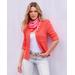 Boston Proper - Dubarry Pink - Puff Sleeve Sweater Cardigan - XS