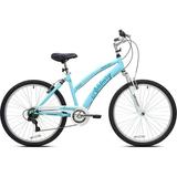 Kent 26 in. Ashbury Dual Suspension Bicycle 7 Speed Alloy Frame Blue