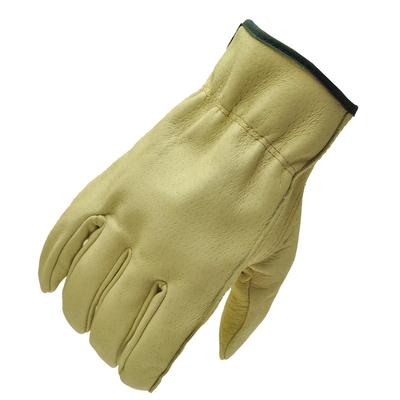 G & F Products Pigskin Leather Work Gloves, 3 Pairs