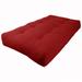 10-inch Thick Twill Futon Mattress (Twin, Full, or Queen)