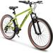 Ecarpat Mountain Bike 26 Inch Wheels 21-Speed Disc/V-Brakes Carbon Steel Frame Trail Commuter City Snow Beach Mountain Bikes Front Fork Bicycles