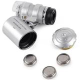 Pocket Magnifier Coin Microscope 60x Microscope Mini Microscope Banknote Detection Microscope Acrylic Lens